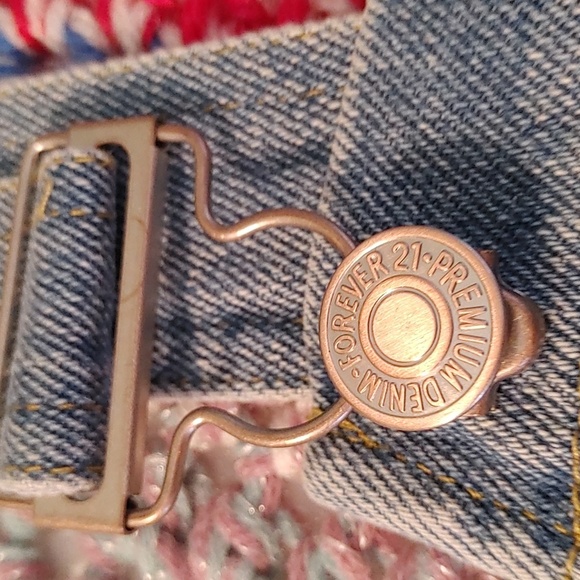 🍁FOREVER 21 WESTERN DENIM DRESS - Picture 3 of 9